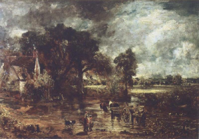 John Constable Full sale study for The hay wain France oil painting art